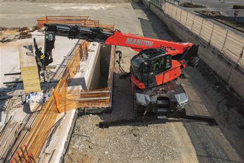 Manitou released the MRT Vision and MRT Vision Plus rotating telehandlers last year