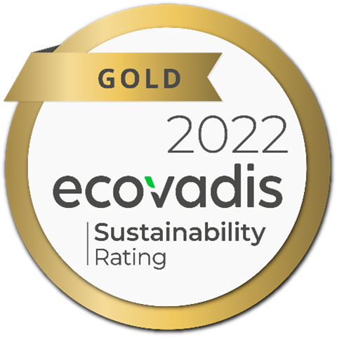 Astley Hire Gold EcoVadis Medal digital award